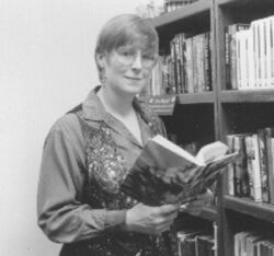 (Original photo of Lois McMaster Bujold)