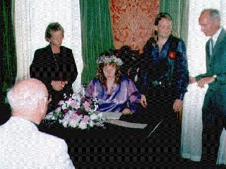 Signing the register