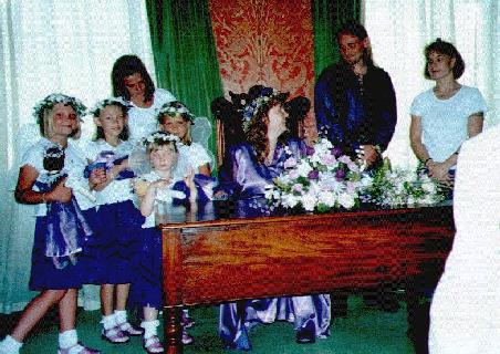 Signing the register - group