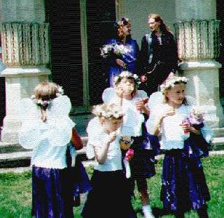 Flower Fairies with bubbles