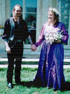 Helen and Frank holding hands