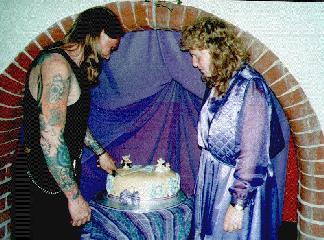 Cutting the cake