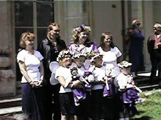 Helen Frank and bridsmaids
